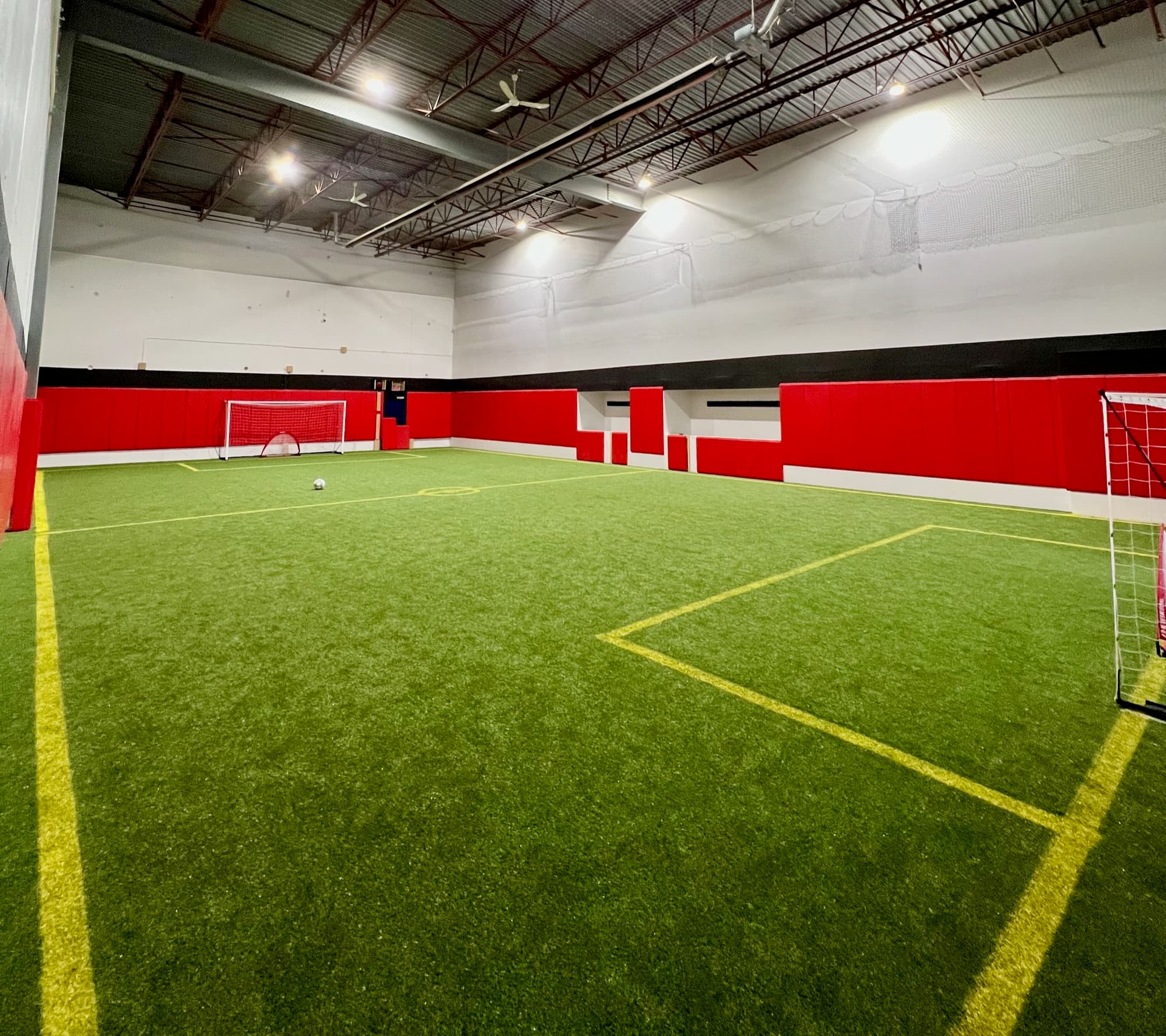 Full 90's indoor turf field in Richmond, BC